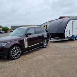 Woodford Trailers Galaxy 18 ft. X 7 ft. Fully Enclosed Car Transporter Trailer 