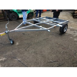 Teardrop Caravan Chassis, fully galvanised with IVA paperwork 10ft X 5ft, 750 kg