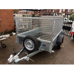 *Meredith & Eyre MEG75064RW 6' x 4' Caged Trailer with Ramp tailgate