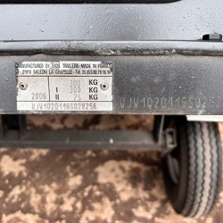 Erde 102 Trailer 4' X 3' - 300 kg Gross weight with cover