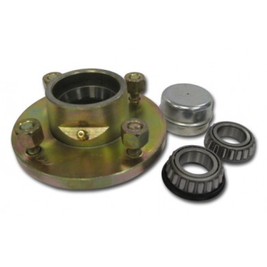 Unbraked Trailer Hub For A 750KG Axle with Taper Roller bearings